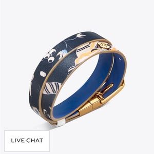 TORY BURCH Happy Times Double Strap Reversible Bracelet